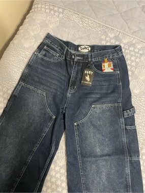 Men’s Relaxed Carpenter Jeans — Washed Blue